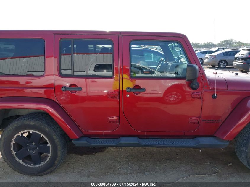 2012 Jeep Wrangler Unlimited Sahara VIN: 1C4BJWEG8CL256615 Lot: 39854739