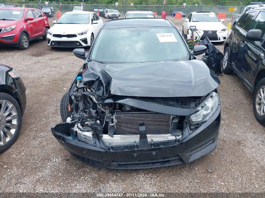 2018 Honda Civic Lx VIN: 19XFC2F5XJE034018 Lot: 39854747