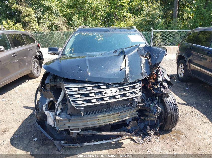 2017 Ford Explorer Xlt VIN: 1FM5K8D87HGD74554 Lot: 39854752