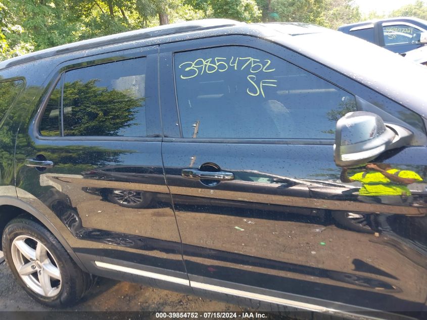 2017 Ford Explorer Xlt VIN: 1FM5K8D87HGD74554 Lot: 39854752