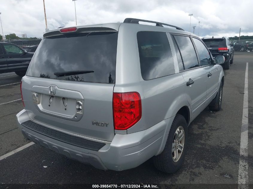 2004 Honda Pilot Ex-L VIN: 2HKYF18664H520177 Lot: 39854770