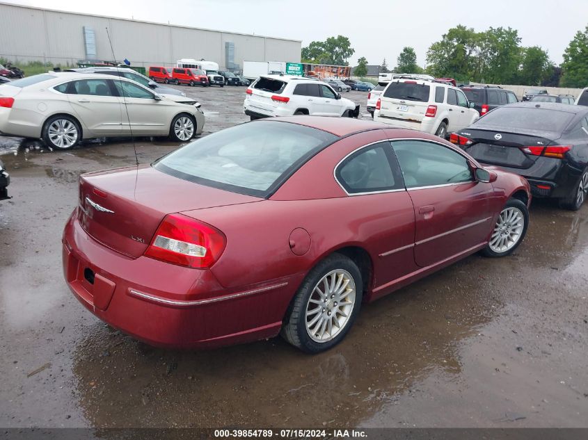 2003 Chrysler Sebring Lxi VIN: 4C3AG52H63E038021 Lot: 39854789