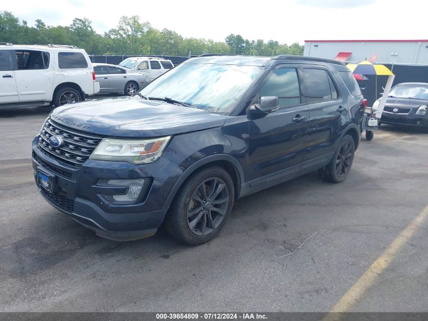 1FM5K7D84HGB86617 2017 FORD EXPLORER - Image 2