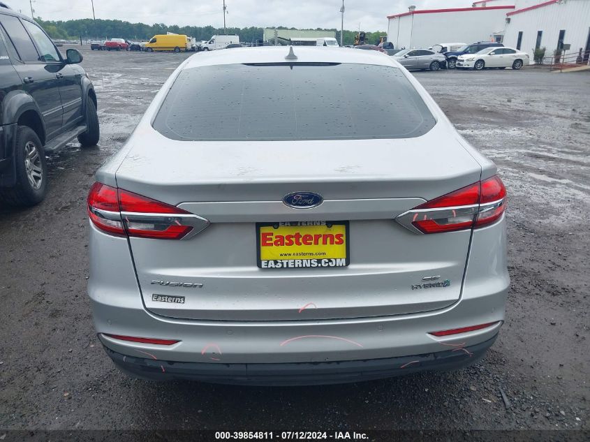 2019 Ford Fusion Hybrid Se VIN: 3FA6P0LU8KR101395 Lot: 39854811