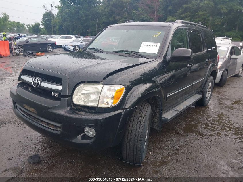 2006 Toyota Sequoia Limited V8 VIN: 5TDBT48A86S268885 Lot: 39854813