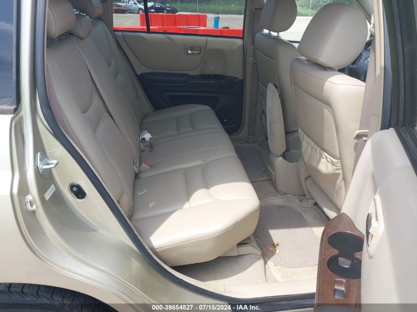 2001 Toyota Highlander V6 VIN: JTEGF21A210018934 Lot: 39854827