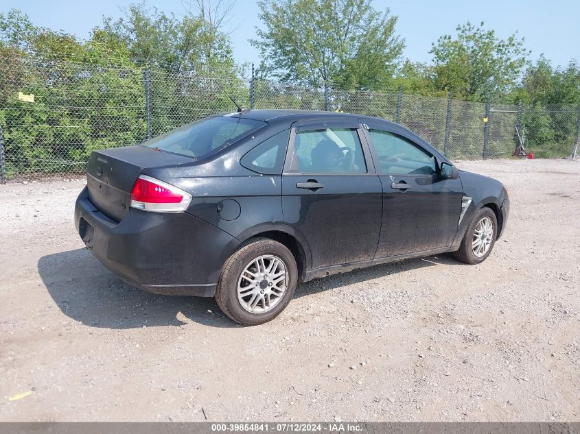 2008 Ford Focus Se/Ses VIN: 1FAHP35N48W137073 Lot: 39854841