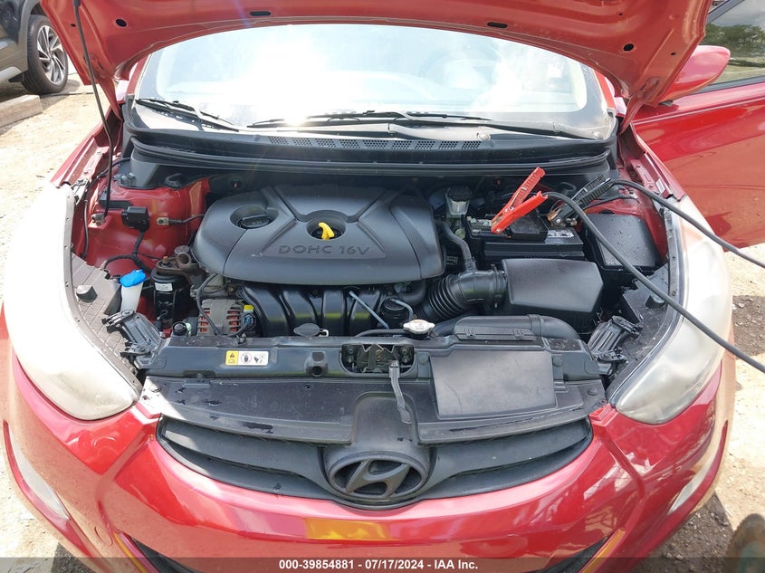 2013 Hyundai Elantra Gls VIN: KMHDH4AE4DU490156 Lot: 39854881