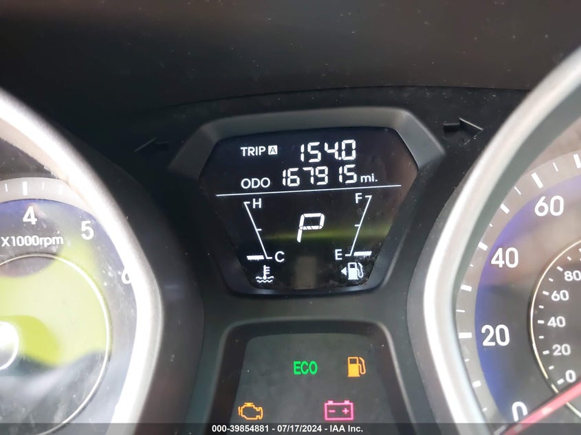 2013 Hyundai Elantra Gls VIN: KMHDH4AE4DU490156 Lot: 39854881