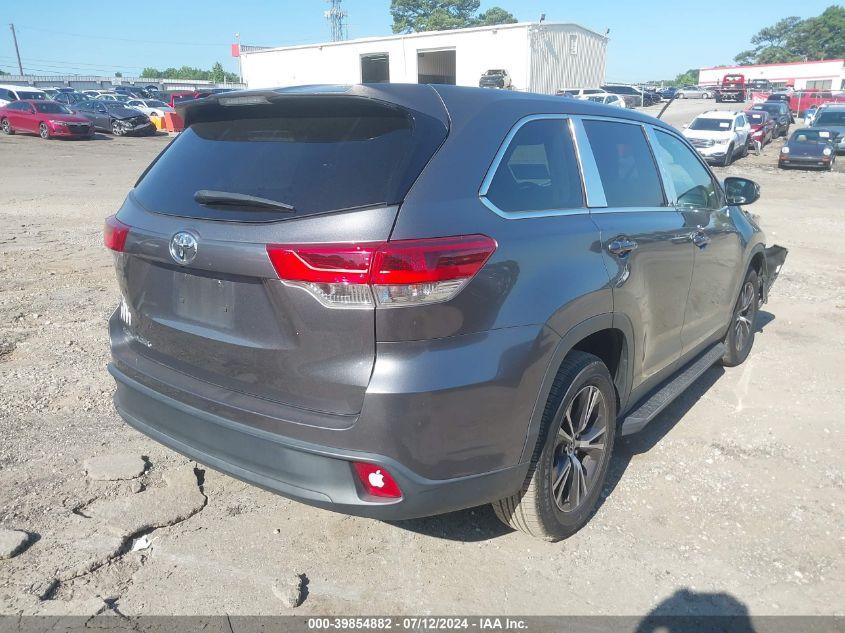 2019 TOYOTA HIGHLANDER LE - 5TDZARFH7KS052442