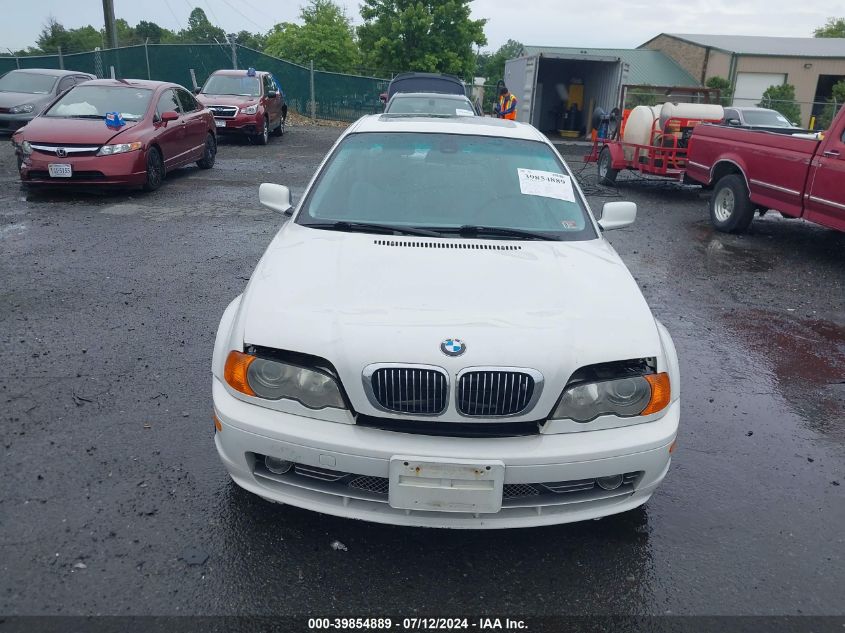 2001 BMW 330Ci VIN: WBABN53461JU21798 Lot: 39854889