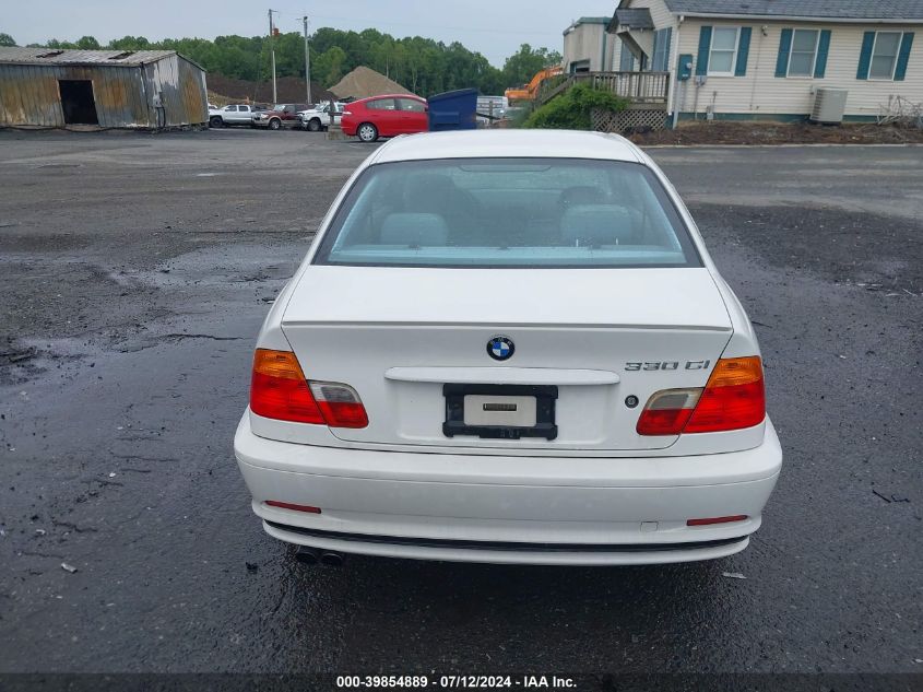 2001 BMW 330Ci VIN: WBABN53461JU21798 Lot: 39854889
