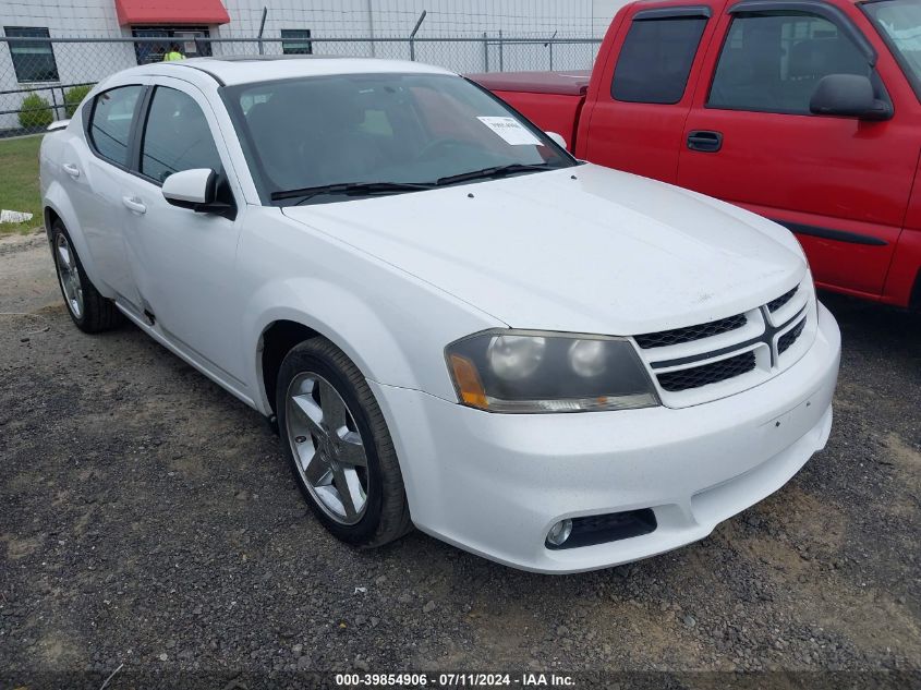 2013 Dodge Avenger Sxt VIN: 1C3CDZCB9DN742283 Lot: 39854906