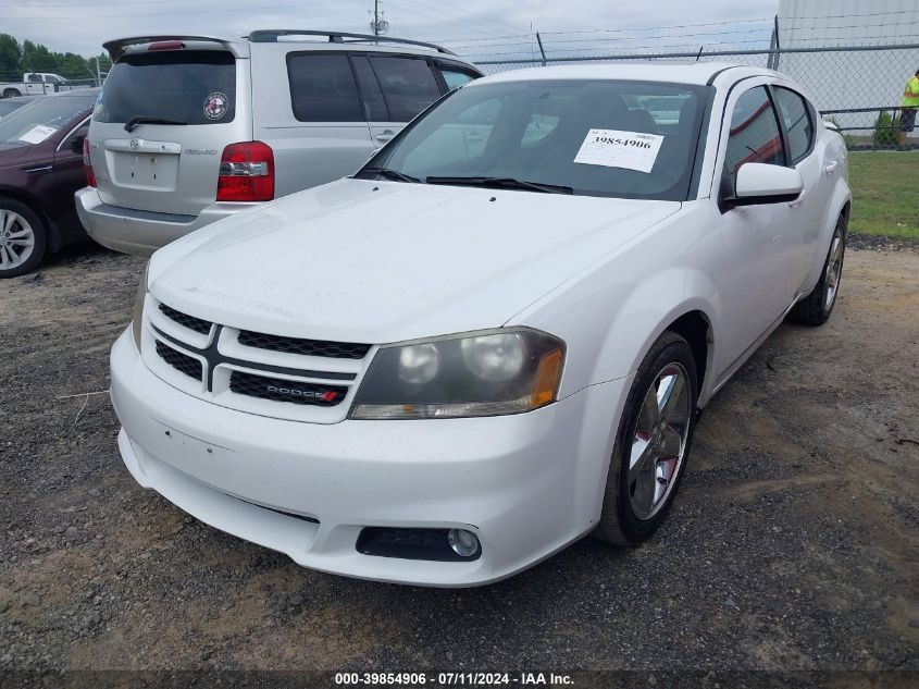 2013 Dodge Avenger Sxt VIN: 1C3CDZCB9DN742283 Lot: 39854906