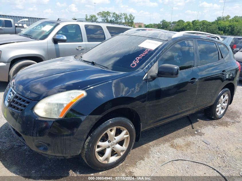 2009 Nissan Rogue Sl VIN: JN8AS58T89W059449 Lot: 39854940
