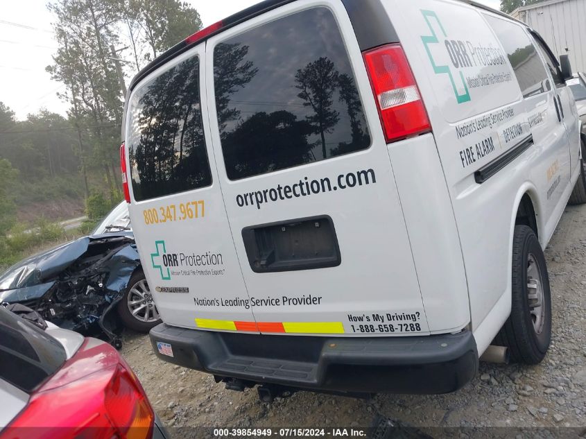 2019 Chevrolet Express 2500 Work Van VIN: 1GCWGAFG3K1362627 Lot: 39854949