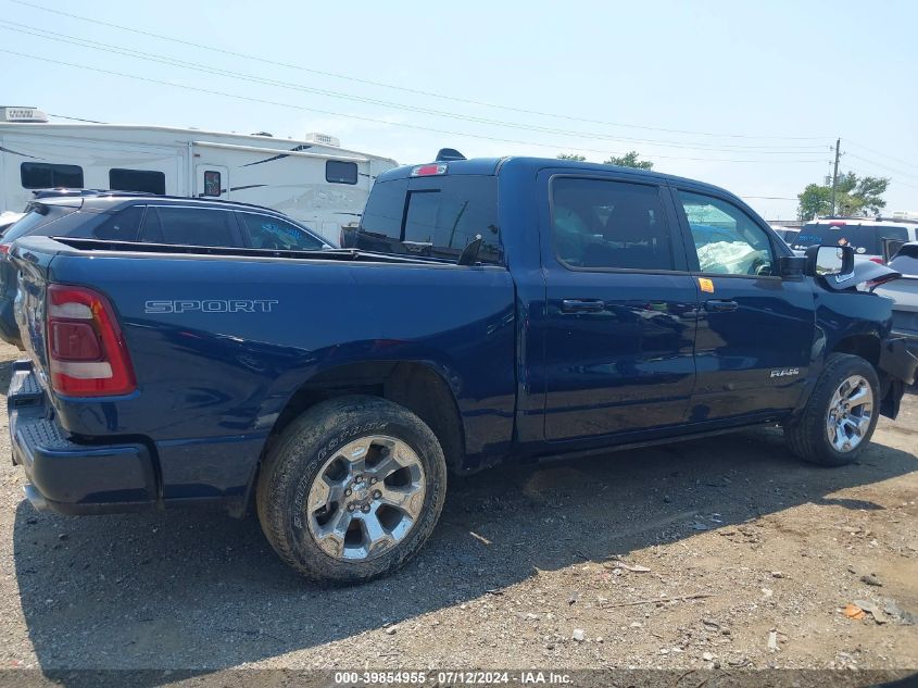 2022 Ram 1500 Big Horn 4X4 5'7 Box VIN: 1C6SRFFT3NN449368 Lot: 39854955