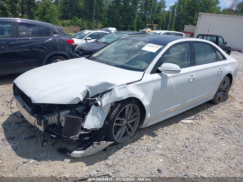 2017 Audi A8 L 4.0T Sport VIN: WAU43AFD4HN019624 Lot: 39854975