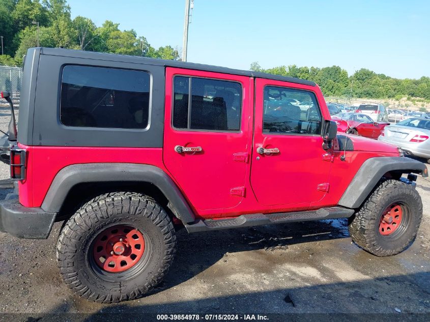 2008 Jeep Wrangler Unlimited X VIN: 1J8GA391X8L558823 Lot: 39854978