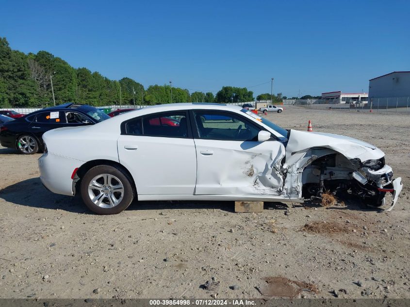 2021 Dodge Charger Sxt Rwd VIN: 2C3CDXBG4MH522351 Lot: 39854998