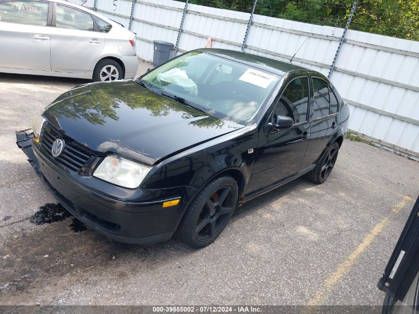 2002 Volkswagen Jetta Gl VIN: 3VWRB69M62M162948 Lot: 39855002