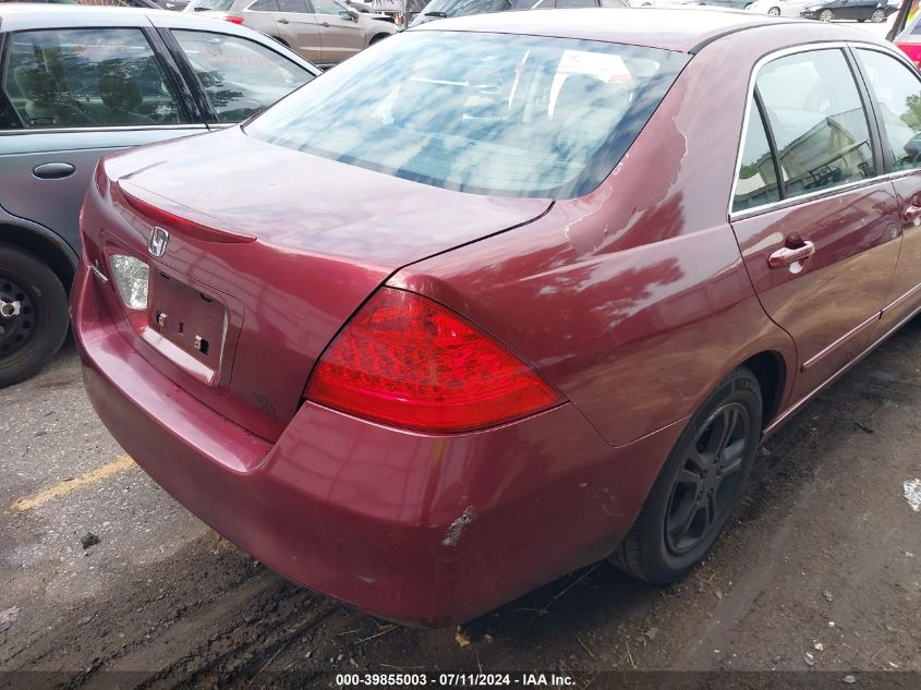 2006 Honda Accord 2.4 Se VIN: 1HGCM563X6A127794 Lot: 39855003