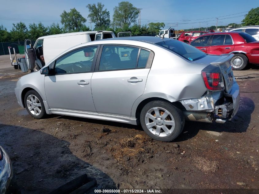 2012 Nissan Sentra 2.0 Sr VIN: 3N1AB6AP4CL612127 Lot: 39855008