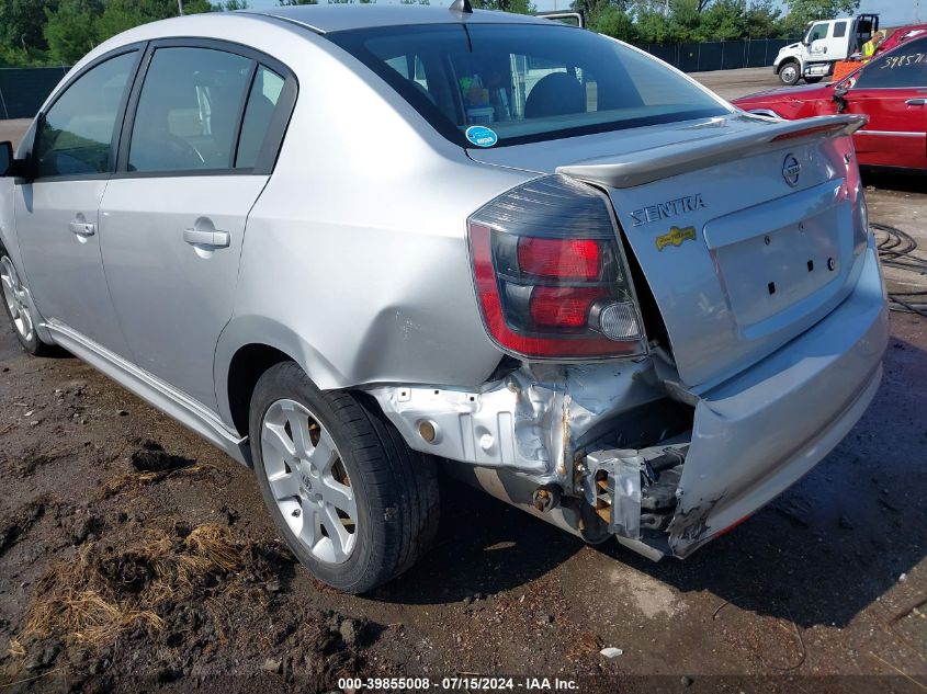 2012 Nissan Sentra 2.0 Sr VIN: 3N1AB6AP4CL612127 Lot: 39855008