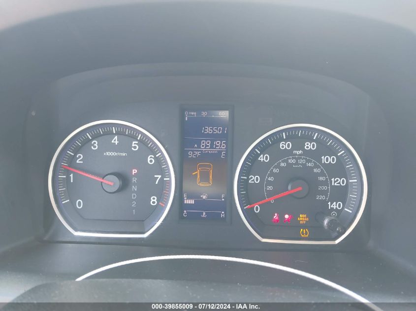 2010 Honda Cr-V Ex-L VIN: JHLRE3H78AC005798 Lot: 39855009