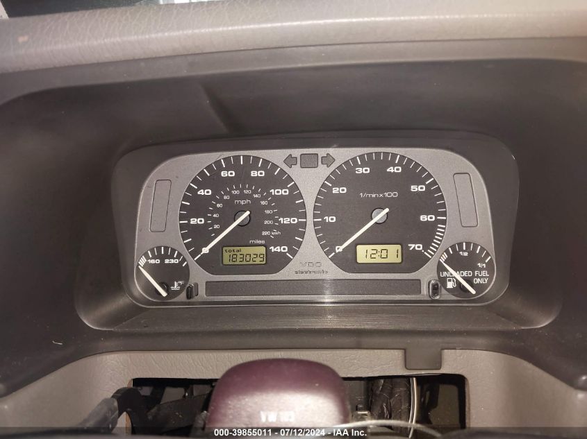 1996 Volkswagen Jetta Gl VIN: 3VWRA81H5TM000503 Lot: 39855011