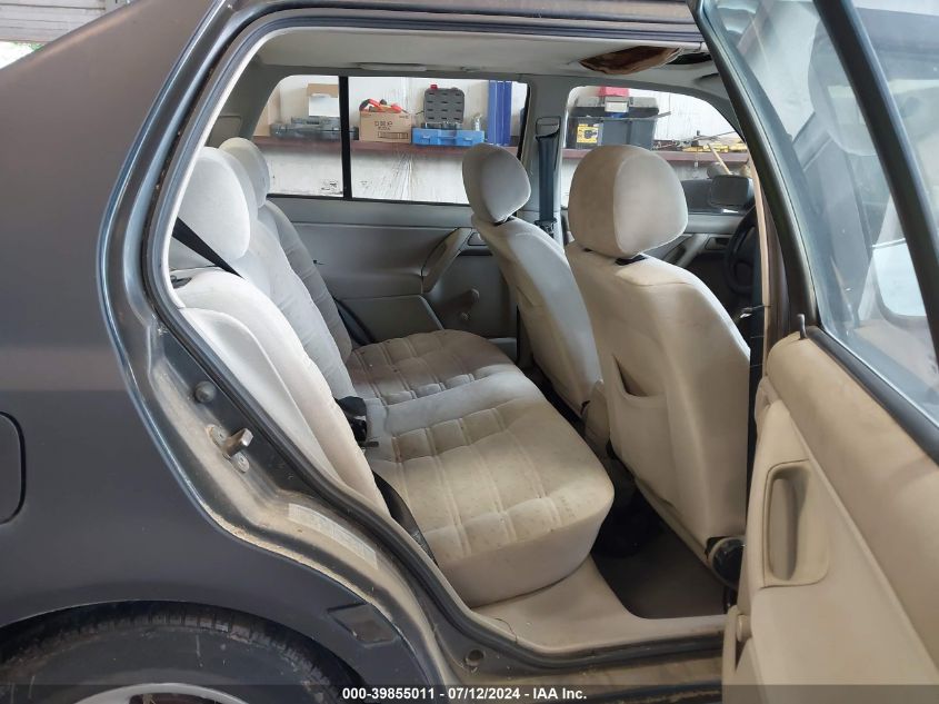 1996 Volkswagen Jetta Gl VIN: 3VWRA81H5TM000503 Lot: 39855011