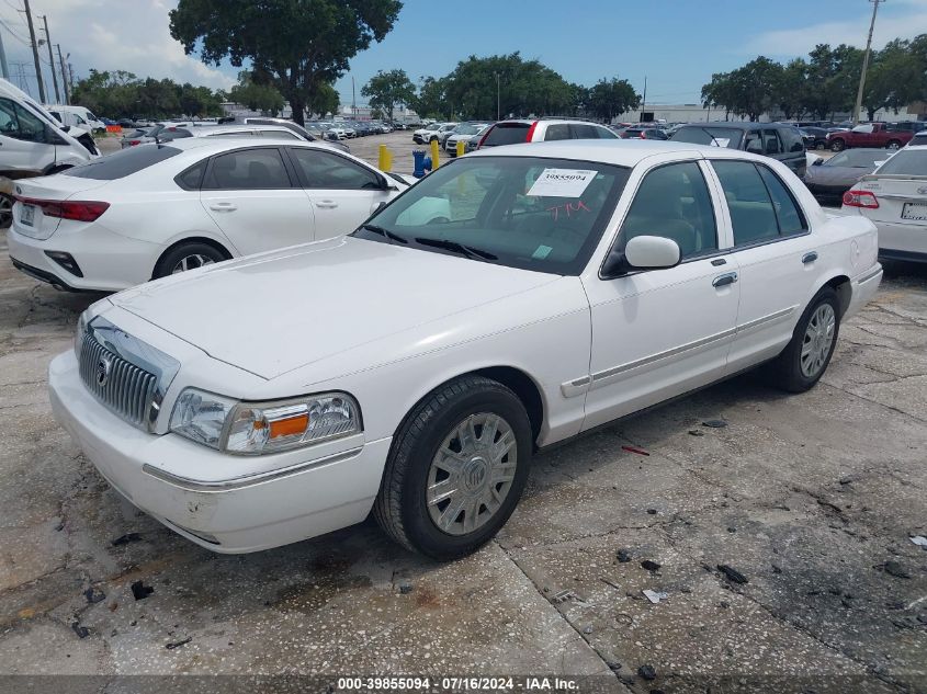 2008 Mercury Grand Marquis Gs VIN: 2MEFM74V88X659257 Lot: 39855094