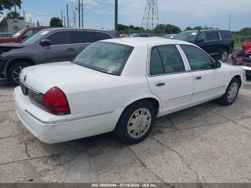 2008 Mercury Grand Marquis Gs VIN: 2MEFM74V88X659257 Lot: 39855094