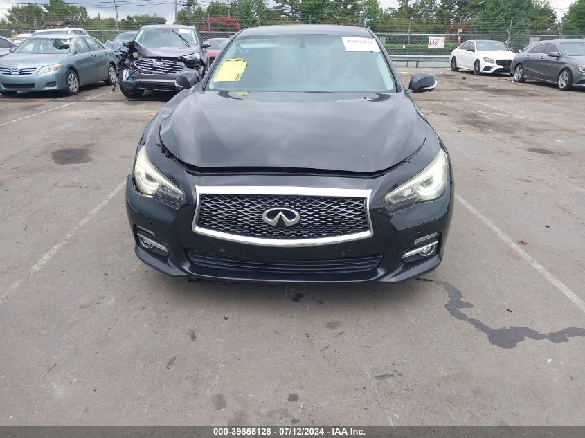 2014 Infiniti Q50 Premium VIN: JN1BV7AR0EM698015 Lot: 39855128