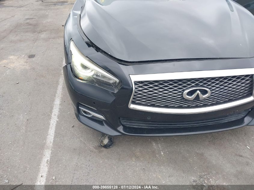 2014 Infiniti Q50 Premium VIN: JN1BV7AR0EM698015 Lot: 39855128