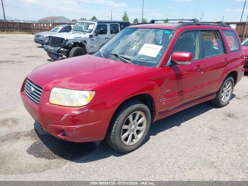 2006 Subaru Forester 2.5X VIN: JF1SG65606G729397 Lot: 39855135