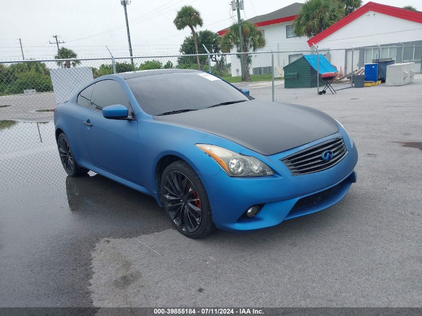 JN1CV6EL7DM980221 | 2013 INFINITI G37X