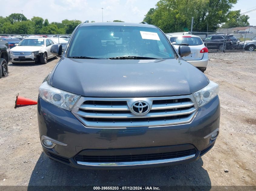 2012 Toyota Highlander Limited V6 VIN: 5TDYK3EH9CS076234 Lot: 39855203