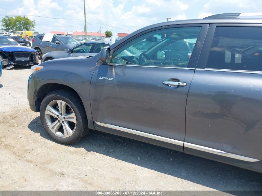 2012 Toyota Highlander Limited V6 VIN: 5TDYK3EH9CS076234 Lot: 39855203