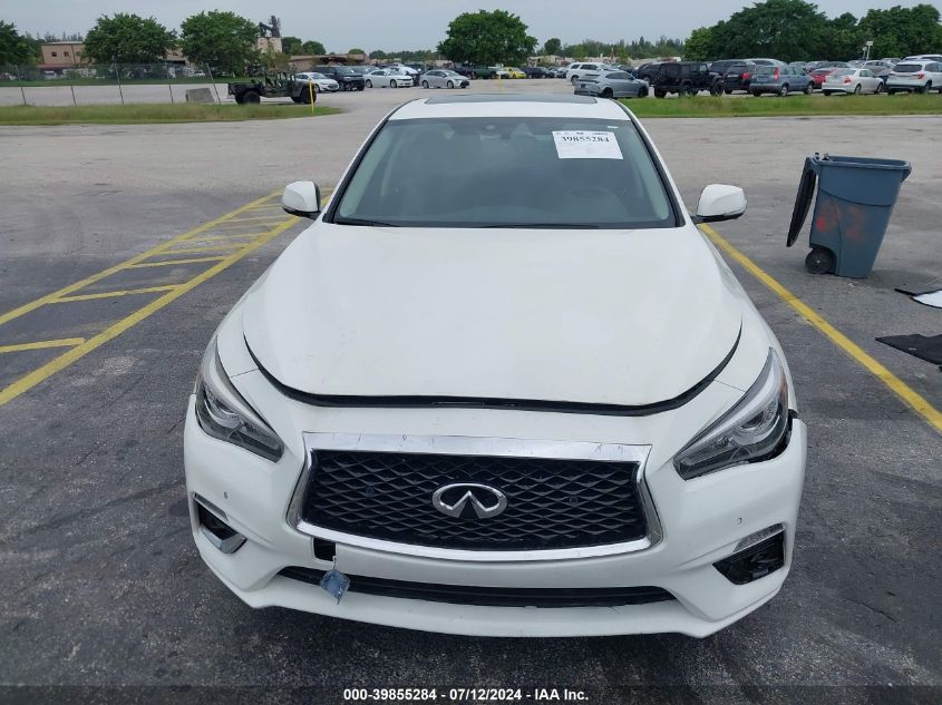 2021 Infiniti Q50 Luxe VIN: JN1EV7BP3MM705077 Lot: 39855284