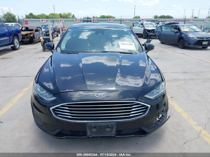 2019 Ford Fusion S VIN: 3FA6P0G79KR282821 Lot: 39855344