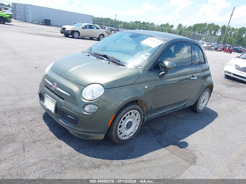 2015 Fiat 500 Pop VIN: 3C3CFFAR1FT615684 Lot: 39855378