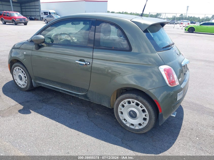 2015 Fiat 500 Pop VIN: 3C3CFFAR1FT615684 Lot: 39855378