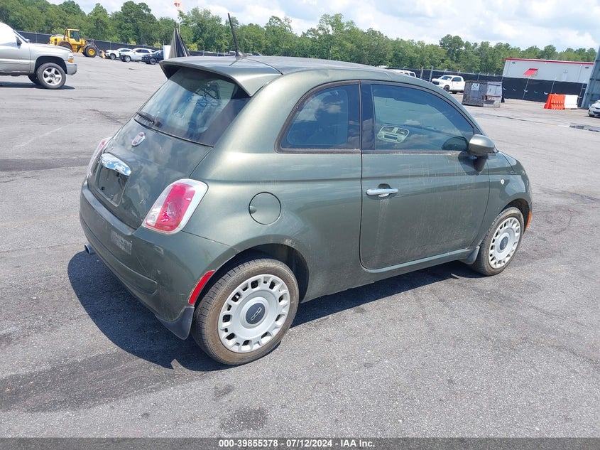 2015 Fiat 500 Pop VIN: 3C3CFFAR1FT615684 Lot: 39855378