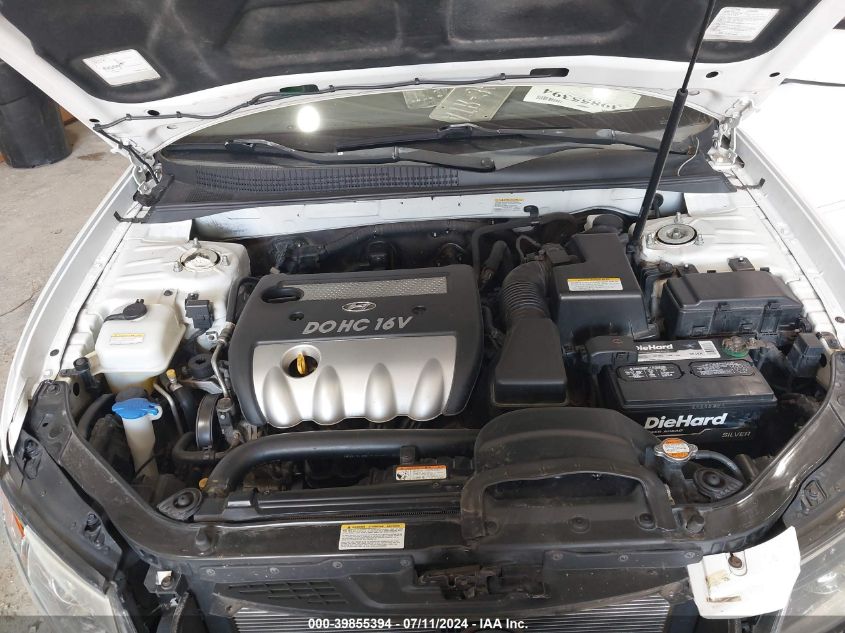 2007 Hyundai Sonata Gls VIN: 5NPET46C27H181511 Lot: 39855394