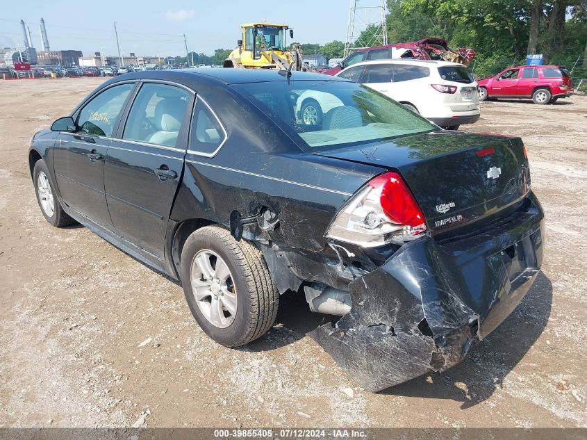 2013 Chevrolet Impala Ls VIN: 2G1WA5E38D1161335 Lot: 39855405