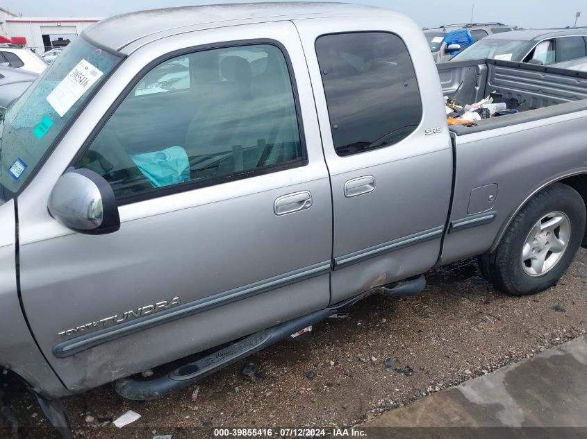 2002 Toyota Tundra Sr5 V8 VIN: 5TBRT34112S270527 Lot: 39855416