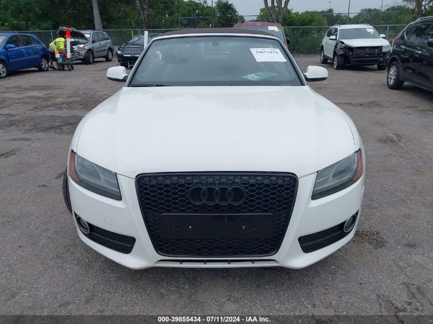 2011 Audi A5 2.0T Premium VIN: WAULFAFH8BN007280 Lot: 39855434