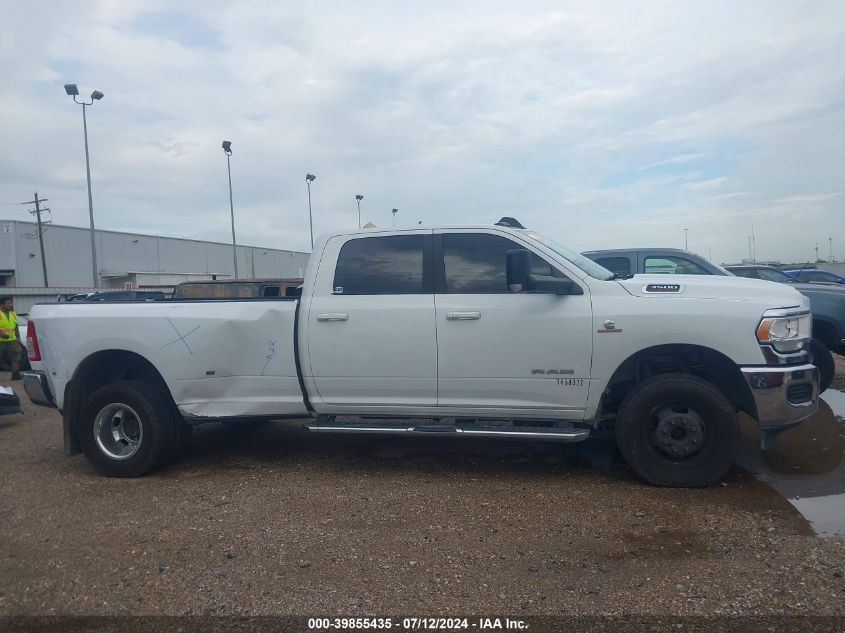 2022 Ram 3500 Big Horn 4X4 8' Box VIN: 3C63RRHL6NG291376 Lot: 39855435