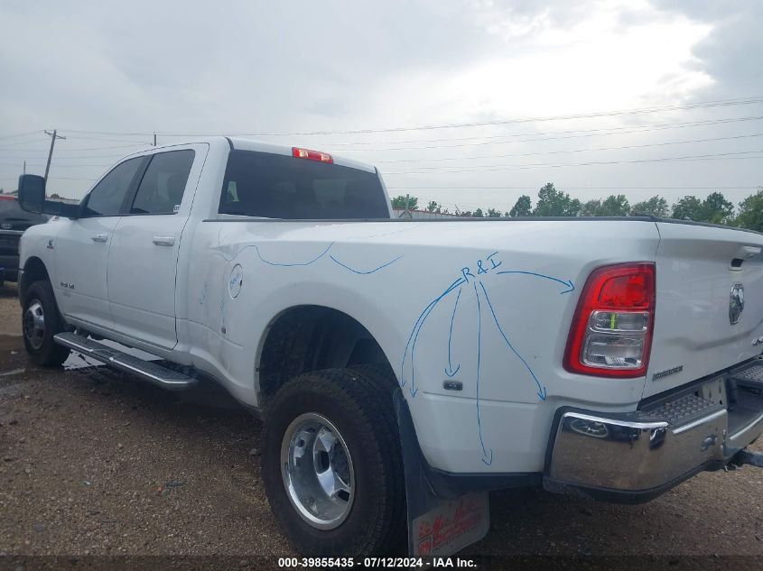2022 Ram 3500 Big Horn 4X4 8' Box VIN: 3C63RRHL6NG291376 Lot: 39855435